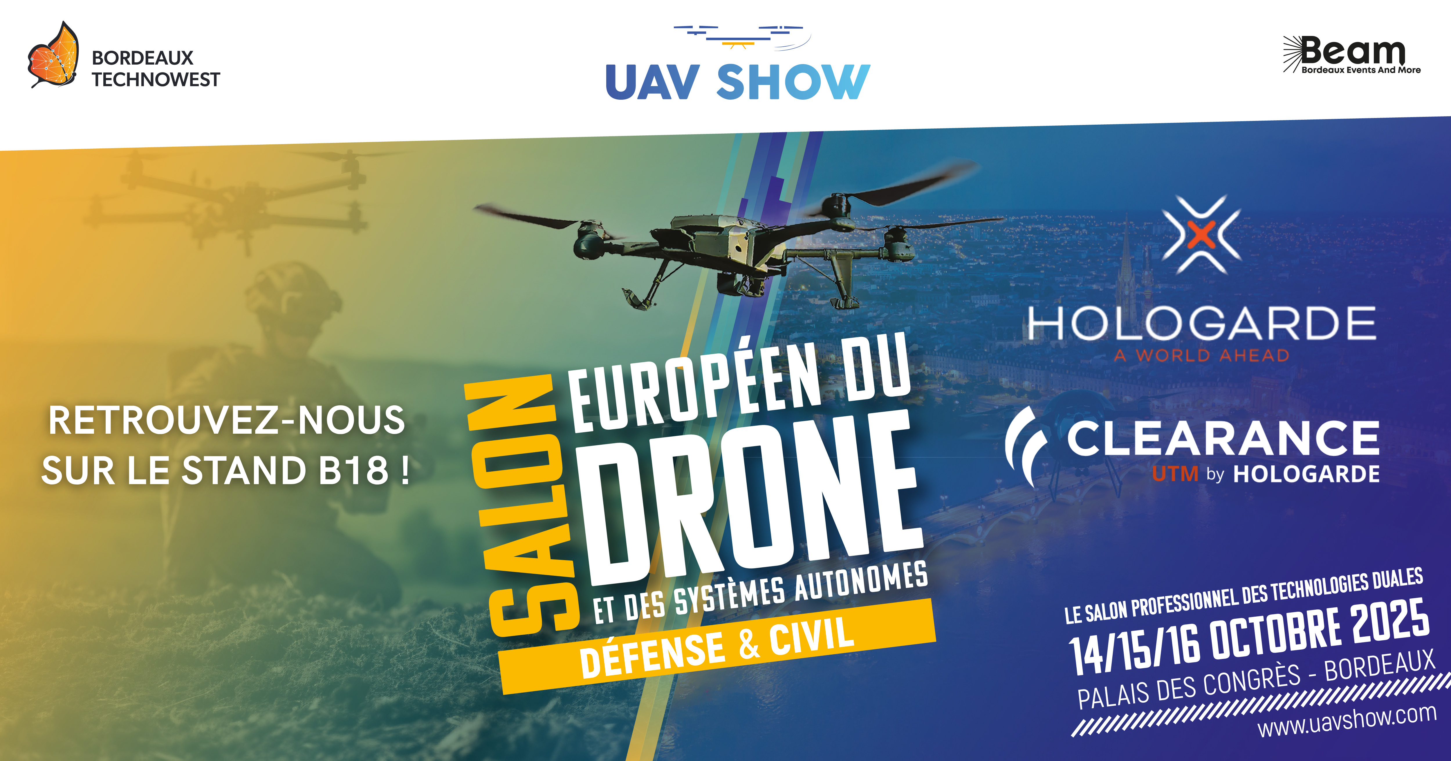 Hologarde et Clearance à l'UAV SHOW 2025